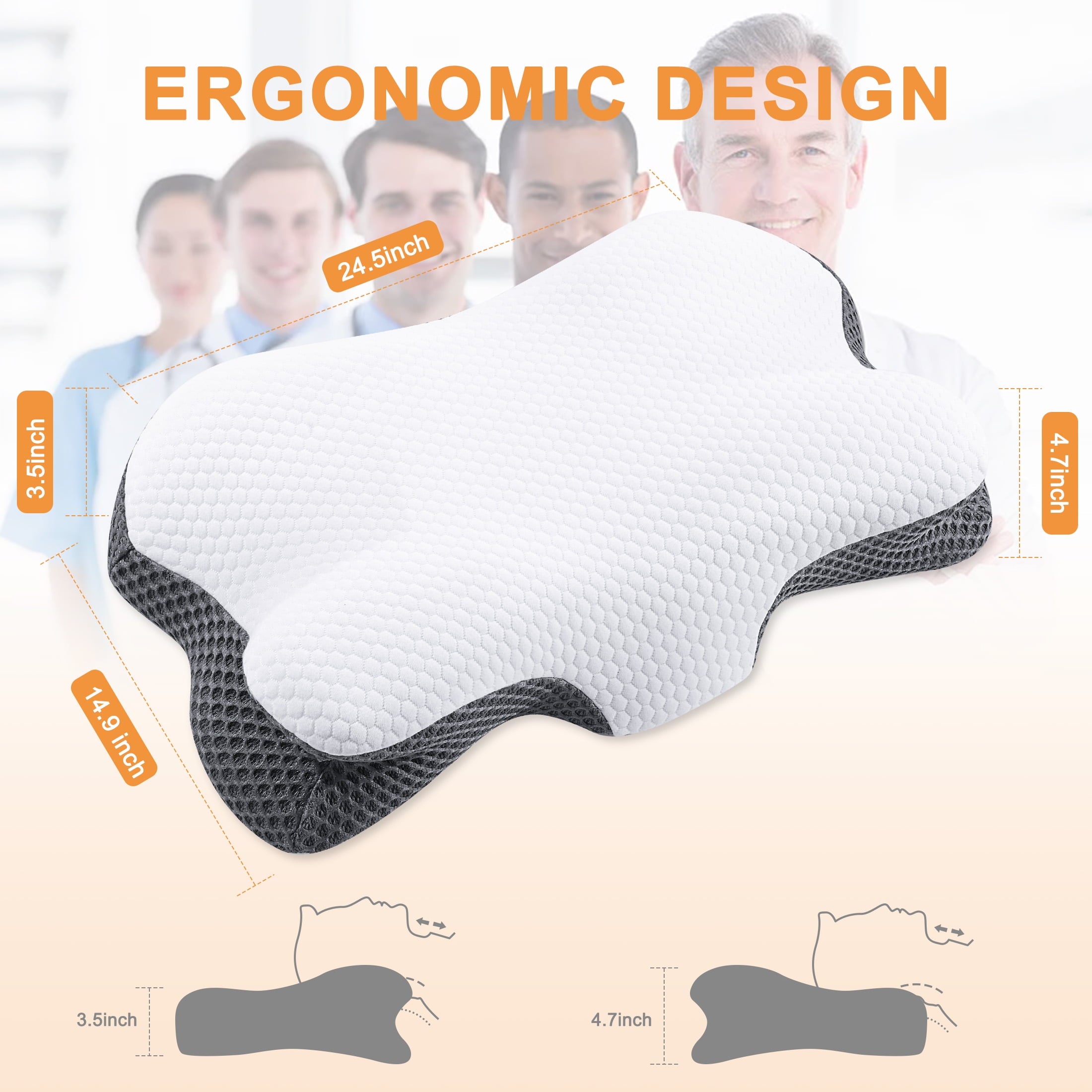 Orvella™ Orthopaedic Cervical Pillow